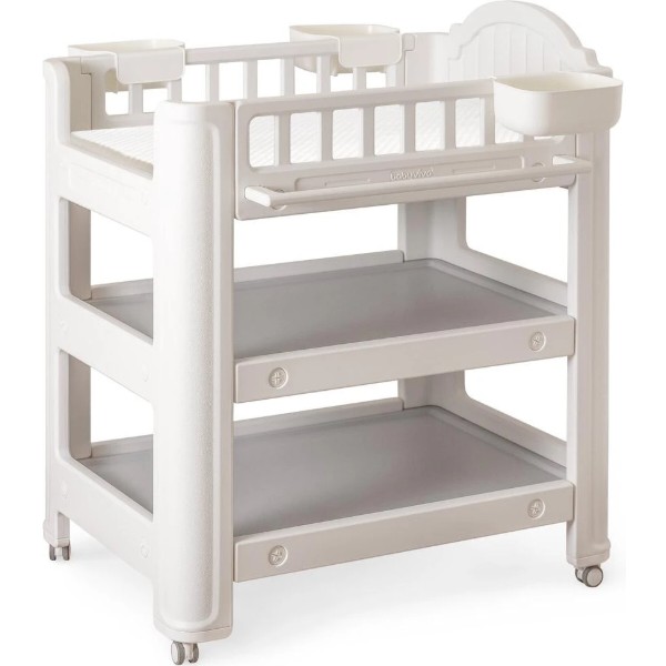 Фото - Столик пеленальный с матрасиком Mealux Betty (KD-E052 Grey / White + mattres)